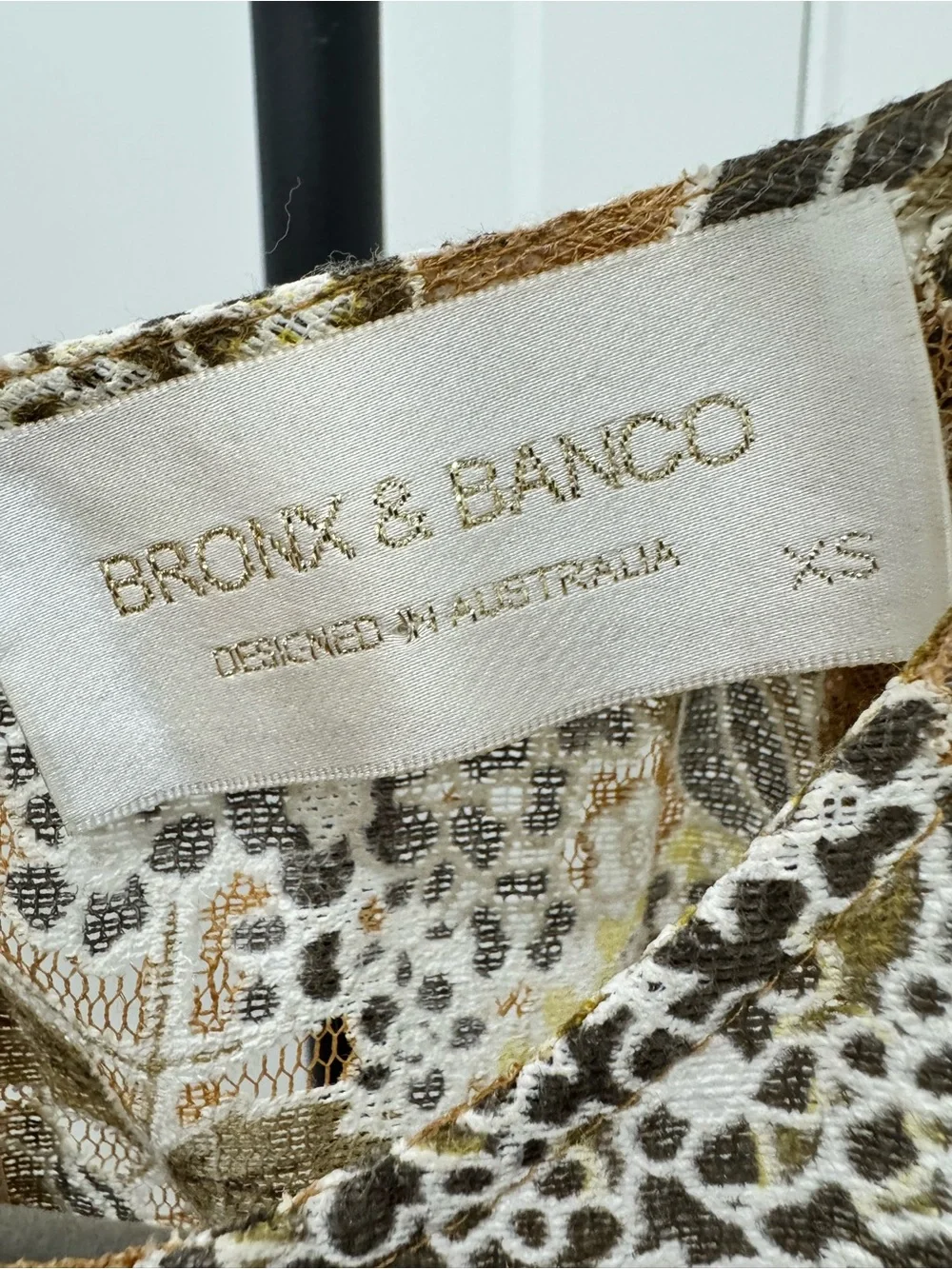 Bronx & Banco Floral Lace Asymmetrical Ruffle Maxi Dress XS - Picture 8 of 13